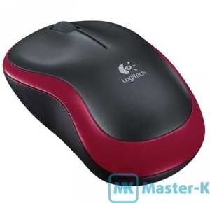 Мышь Logitech M185 Wireless Mouse Red USB