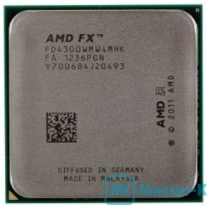 AMD FX-4300 3,8GHz/(2*64+4*16)Kb-L1/2*2Mb-L2/8Mb-L3, sAM3+ Tray