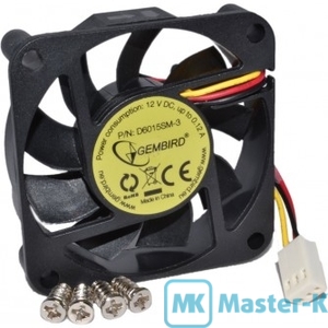 CASE Gembird D6015SM-3 60x60x15 мм 3pin