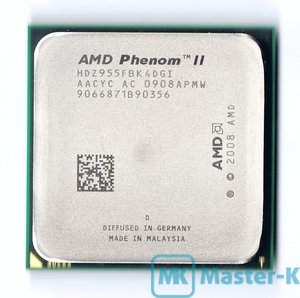 AMD Phenom II X4 955 3,20GHz/4*128Kb-L1/4*512Kb-L2/6Mb-L3, sAM3 Tray