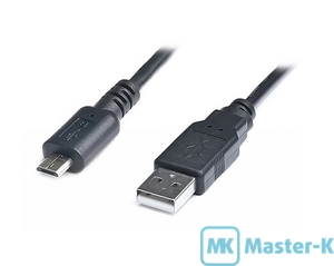 Кабель USB 2.0 microUSB 1.0 м REAL-EL