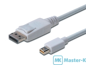 Кабель miniDisplayPort to DisplayPort 1,0m DIGITUS AK-340102-010-W