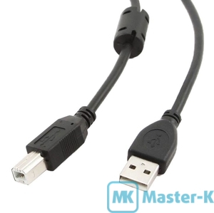 Кабель USB 2.0 AM-BM, 1.8 м Maxxter