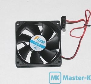 CASE Frime 80x80x25, Molex, Black