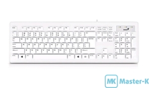 Клавиатура Genius Slimstar 130 White USB