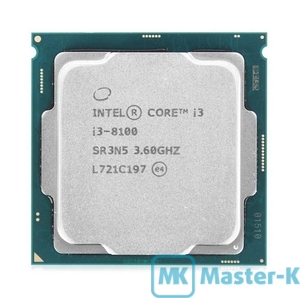 Intel Core i3-8100 3,60GHz/2400MHz/6Mb-L3/GPU-350/1100MHz, LGA-1151 Tray