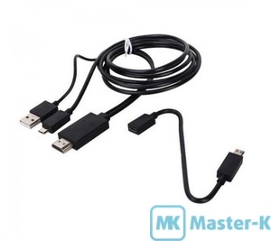 Переходник MHL microUSB --> HDMI Dynamode MHL-HDMI-UNI Black