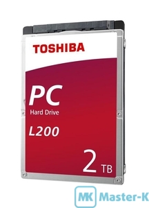 HDD 2,5" SATA 2Tb Toshiba L200 HDWL120EZSTA 5400,128Mb