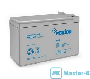 Аккумуляторная батарея 12В/7,2 Ач для UPS Merlion (GP1272F2)