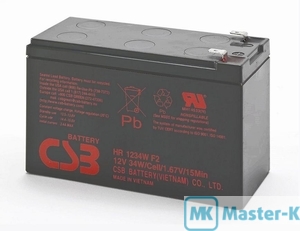 Аккумуляторная батарея 12В/9,0 Ач для UPS CSB HR1234WF29