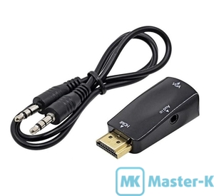 Конвертер HDMI-VGA ST-Lab U-991 Black