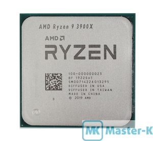 AMD RYZEN 9 3900X 3,8GHz (Turbo 4.60GHz)/12C,24T/64Mb-L3, AM4 Tray