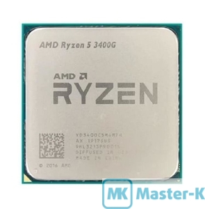 AMD RYZEN 5 3400G 3,7GHz (Turbo 4.2GHz)/4C,8T/4Mb-L3, AM4 Tray