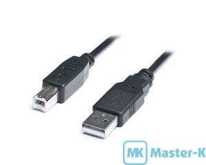 Кабель USB 2.0 AM-BM, 3.0 м REAL-EL