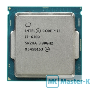 Intel Core i3-6300 3,80GHz/2133MHz/4Mb-L3/GPU 350/1150MHz, LGA-1151 Tray