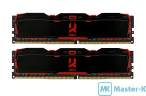 DDR4 16Gb (2*8Gb) 3000 Goodram Iridium X (IR-X3000D464L16S/16GDC) Black
