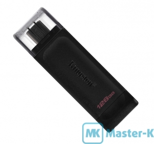 USB FLASH 128Gb Kingston DataTraveler 70 Black USB 3.2/Type-C