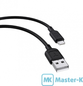 Кабель USB 2.0 Type C, 1.0 м T-PHOX Fast T-C829 Black