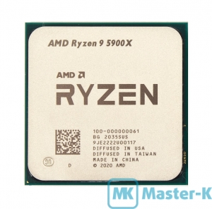 AMD RYZEN 9 5900X 3,7GHz (Turbo 4.80GHz)/12C,24T/64Mb-L3, AM4 Tray