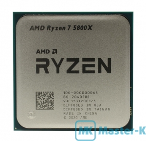 AMD RYZEN 7 5800X 3,8GHz (Turbo 4.70GHz)/8C,16T/32Mb-L3, AM4 Tray