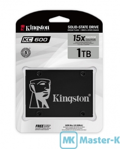 SSD 2,5" SATA 1Tb Kingston KC600 (SKC600/1024G)