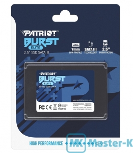SSD 2,5" SATA 480Gb Patriot Burst Elite (PBE480GS25SSDR)