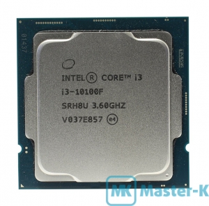 Intel Core i3-10100F 3,60GHz/2666MHz/6Mb-L3, LGA-1200 Tray