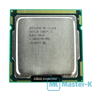 Intel Core i5-650 3,20GHz/1333MHz/4Mb-L2/GPU-733MHz, LGA-1156 Tray