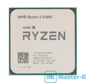 AMD RYZEN 3 3200G 3,6GHz (Turbo 4.0GHz)/4C,4T/4Mb-L3, AM4 Tray