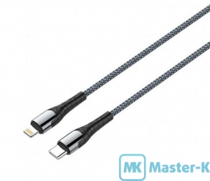 Кабель USB 3.0  Type-C - Lightning, 1.0 м Color Way CW-CBPDCL033-GR Grey