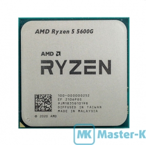 AMD RYZEN 5 5600G 3,9GHz (Turbo 4.4GHz)/6C,12T/16Mb-L3, AM4 Tray