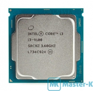 Intel Core i3-9100 3,60GHz/2400MHz/6Mb-L3, LGA-1151 Tray