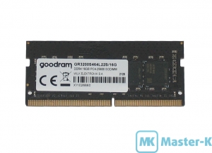 SO-DDR4 16Gb 3200 GoodRam (GR3200S464L22S/16G)