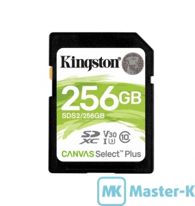FLASH 256Gb microSDXC Kingston Canvas Select Plus (SDCS2/256GB), Class 10