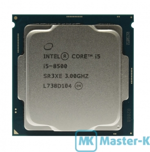 Intel Core i5-8500 3,00GHz/2666MHz/9Mb-L3/GPU-350/1100MHz, LGA-1151 Tray