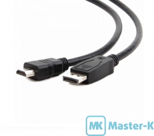 Кабель DisplayPort to HDMI 1,0m Gembird CC-DP-HDMI-1M