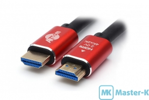 Кабель HDMI to HDMI 3m Atcom Red/Gold ver 2.0