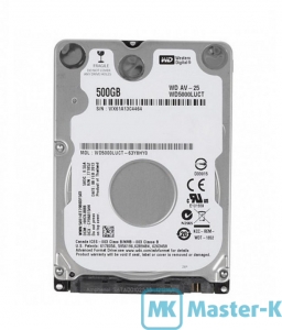 HDD 2,5" SATA 500Gb WD WD5000LUCT 5400, 16Mb