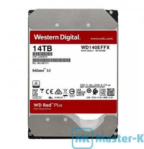 HDD 3,5" SATA 14Tb WD WD140EFGX Red Plus 7200, 512Mb