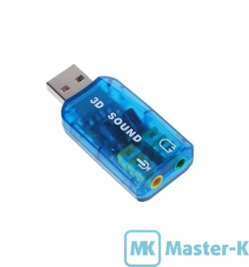 Dynamode USB-Soundcard 2.0 ch Blue