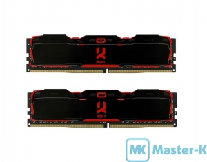 DDR4 32Gb (2*16Gb) 3200 GoodRam Iridium X Black (IR-X3200D464L16A/32GDC)