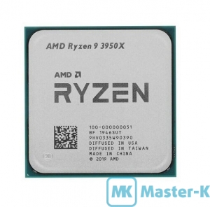 AMD RYZEN 9 3950X 3,5GHz (Turbo 4.70GHz)/16C,32T/64Mb-L3, AM4 Tray