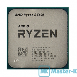 AMD RYZEN 5 5600 3,5GHz (Turbo 4.40GHz)/6C,12T/32Mb-L3, AM4 Tray