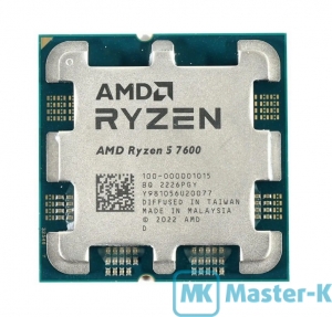 AMD RYZEN 5 7600 3,8GHz (Turbo 5.10GHz)/6C,12T/32Mb-L3, AM5 Tray