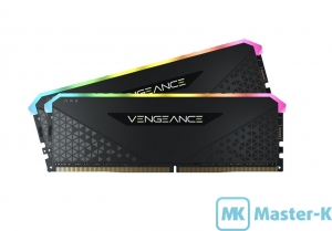 DDR4 64Gb (2x32Gb) 3600 Corsair Vengeance RGB RS Black (CMG64GX4M2D3600C18)