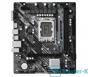 Socket 1700 AsRock H610M-HVS/M.2 R2.0, Intel H610 Chipset, mATX