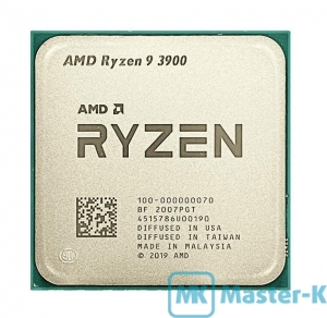 AMD RYZEN 9 3900 3,1GHz (Turbo 4.30GHz)/12C,24T/64Mb-L3, AM4 Tray