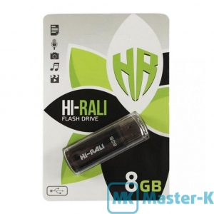 USB FLASH 8Gb Hi-Rali Stark Series Black (HI-8GBSTBK)