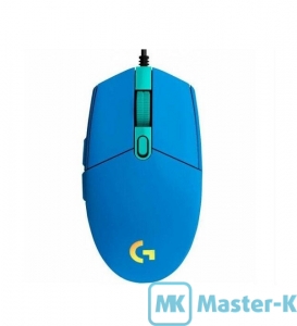 Мышь Logitech Gaming Mouse G102 Lightsync Blue USB (910-005810)