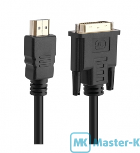 Кабель HDMI to DVI 3,0m ProLogix (PR-HDMI-DVI-P-01-30-3m)